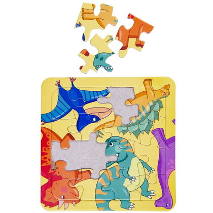 Mini puzzel Dinosaurus 3 stuks