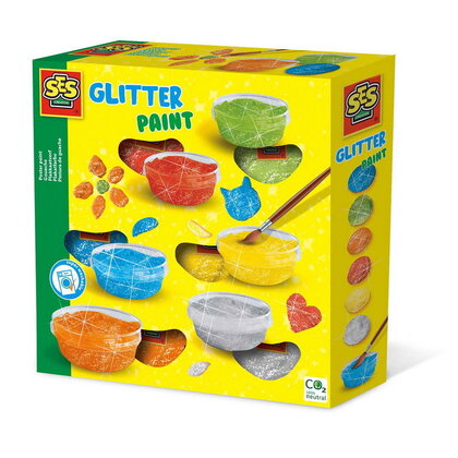 Plakkaatverf Posterpaint glitter 6 kleuren