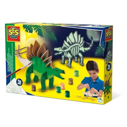 Houten Dino glow in the dark