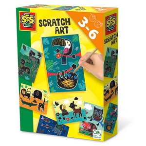 Scratch Art dieren Op is Op