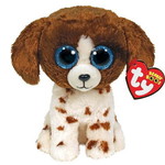 Ty Beanie plucheknuffel Muddles de Hond 15cm