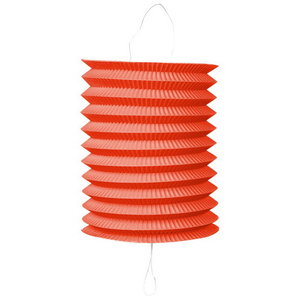 Globos Trek lampion rood 16 cm Op is Op