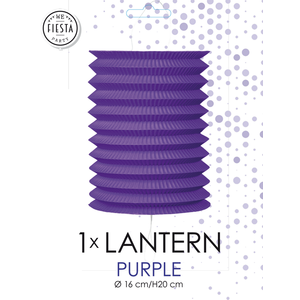 Globos Trek lampion paars 20 cm Op is Op