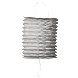 Globos Trek lampion zilver metallic 20cm Op is Op