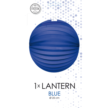Lampion bol donkerblauw 23 cm