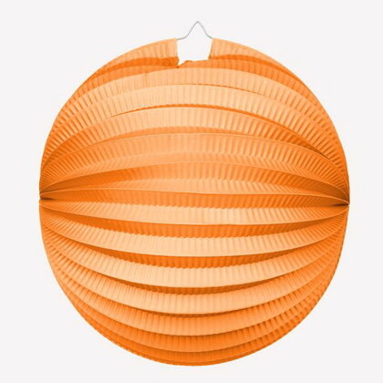 Lampion bol oranje 23 cm