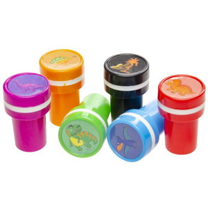Stempel set Dinosaurus 6 stuks Op is Op