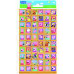 Stickers Peppa Pig en vriendjes 60 stuks