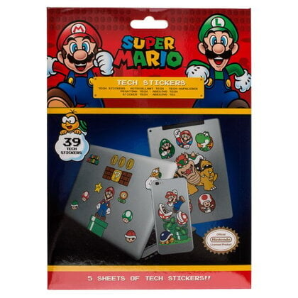 Tech Stickers Super-Mario 39 stuks