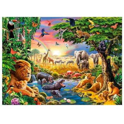 Legpuzzel Jungle dieren 300 stuks XXL