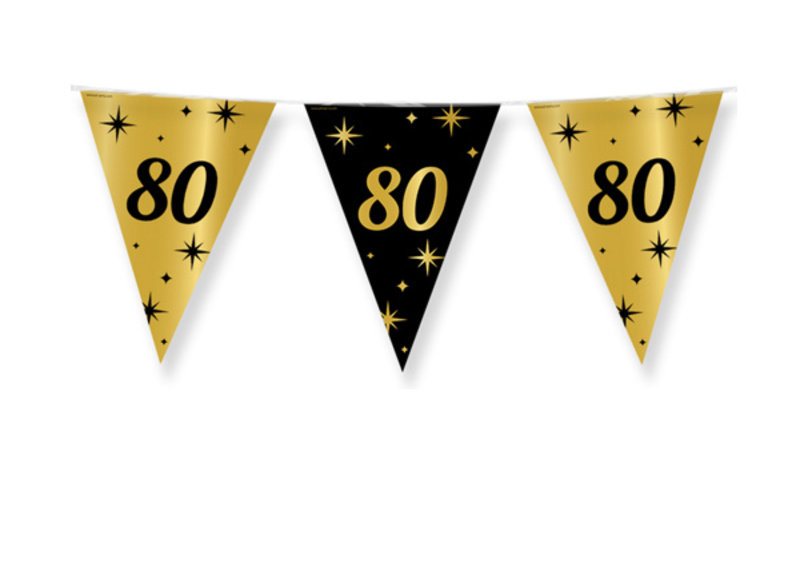 80 jaar verjaardag versiering en decoratie