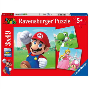 Super Mario Puzzel 3 x 49 stukjes