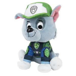 Pluche knuffel Paw Patrol Rocky 15cm luxe