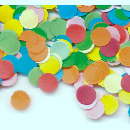 Confetti 100 gram gekleurd