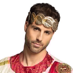 Lauwerkrans goudkleurig Op is Op