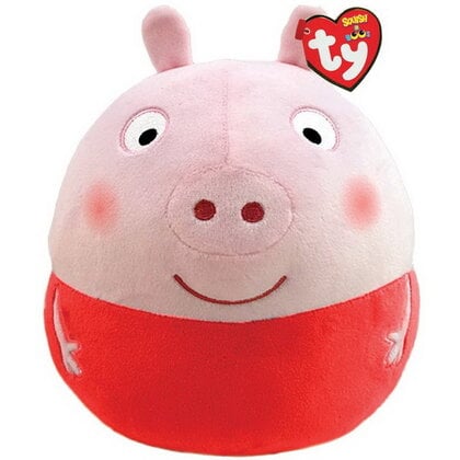 Pluche knuffelkussen Peppa Pig groot