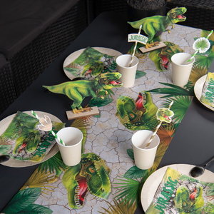 Bordjes Dino Jurassic 10 stuks Op is Op