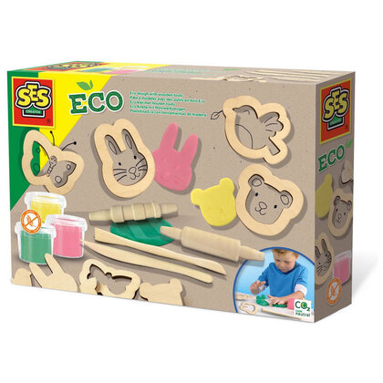 SES Eco klei met houten tools