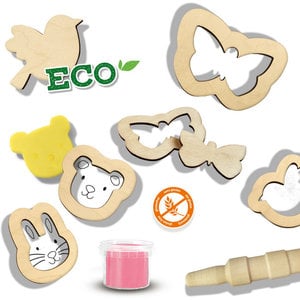 SES Eco klei met houten tools