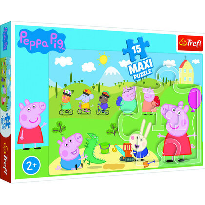 Puzzel Peppa Pig maxi 15 stukjes