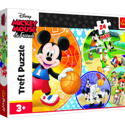 Puzzel Disney sport maxi 24 stukjes