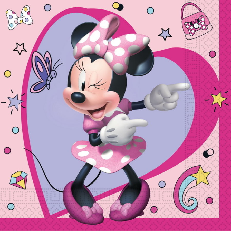 Servetten Minnie Mouse - Disney voor een Feestartikelen.nl
