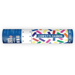 Confetti Cannon gekleurd 20cm Op is Op