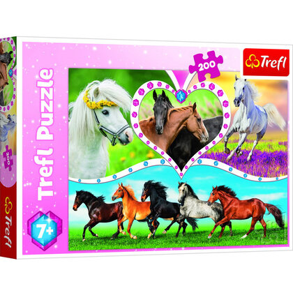 Puzzel paarden liefde 200 stukjes