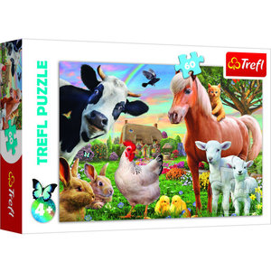 Puzzel boerderij dieren 60 stukjes