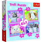 Puzzels katten 4 in 1 luxe doos Op is Op