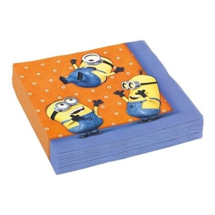 Servetten Minions oranje 20 stuks