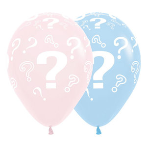 Gender Reveal ballonnen 5 stuks