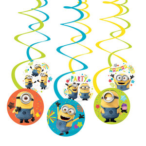 Hangdecoraties Minions 6 stuks