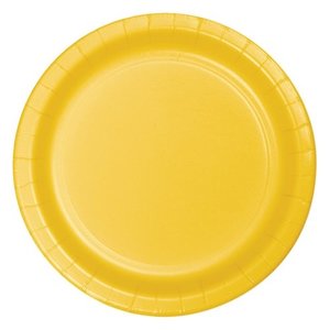 Bordjes geel 8 stuks