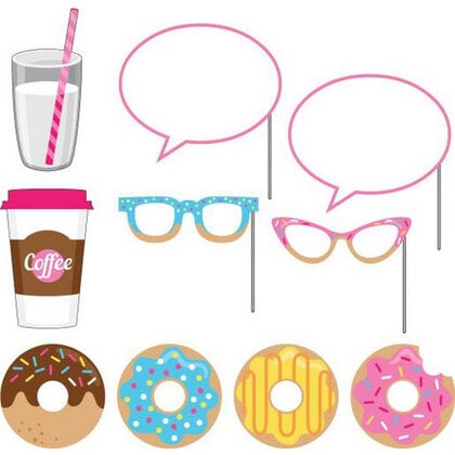 Foto Fun Props Donuts 10 stuks