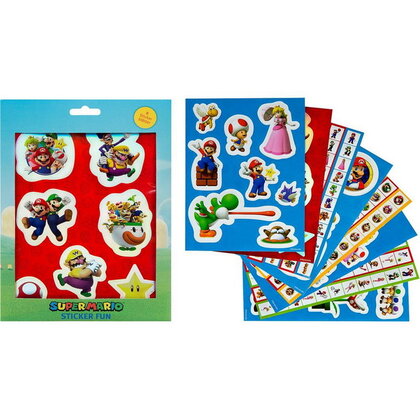 Stickers Super-Mario 8 vellen