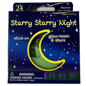 Starry night glow in the dark 24 stuks