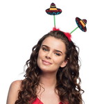 Diadeem met wiebelende Sombrero's Op is Op