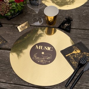 Placemat MUSIC 6 stuks luxe