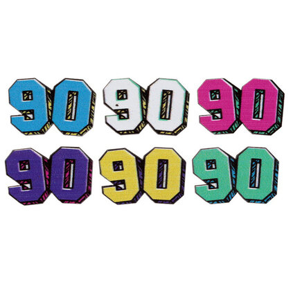 Party confetti nineties luxe 10 stuks