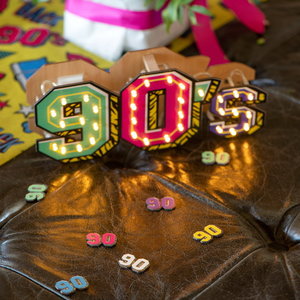 Party confetti nineties luxe 10 stuks