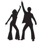 Wanddecoratie Saturday Night fever 2 stuks Op is Op