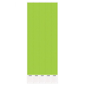 Polsbandjes fluor groen 5 stuks Op is Op