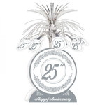 Tafeldecoratie 25 jaar getrouwd luxe Op is Op