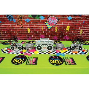 Tafeldecoratie Eighties Soundblaster Op is Op