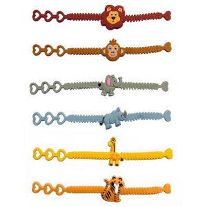 Armband met Safari dier 6 stuks