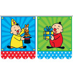 Vlaggenlijn Bumba de Clown 10 meter Op is Op