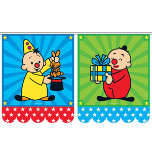 Vlaggenlijn Bumba de Clown 10 meter Op is Op