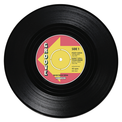 Onderzetters Seventies-Eighties singles 4 stuks