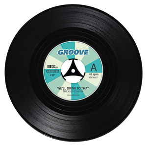Onderzetters Seventies-Eighties singles 4 stuks